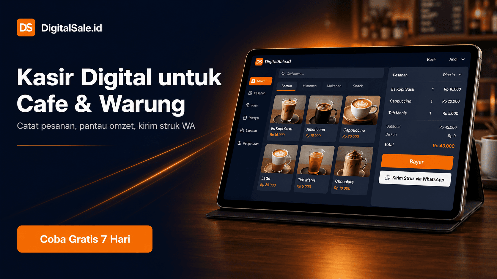 Kasir Digital untuk Cafe & Warung